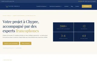 Chypre Conseils — Project preview