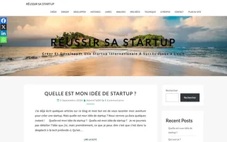Réussir sa startup — Project preview